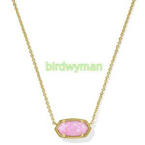Elisa Gold Short Pendant Necklace